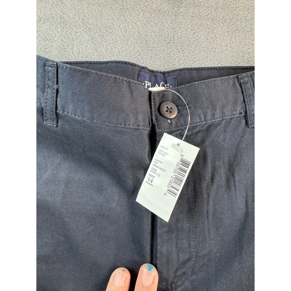 Children’s place navy uniform shorts size 14‎ Husky